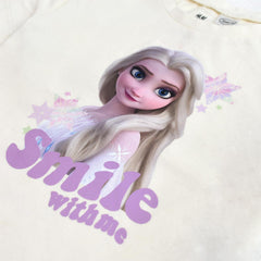 H&M OFF WHITE SMILE WITH ME T-SHIRT