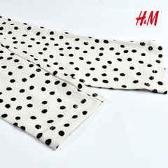 HM ECRU SPOTTED LEGGING