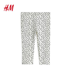 HM ECRU SPOTTED LEGGING