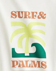 H&M OFF WHITE SURF & PALMS T-SHIRT