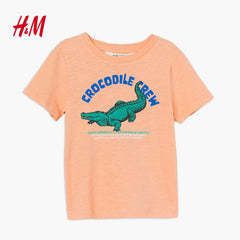 HM ORANGE CHROCODILE CREW T-SHIRT