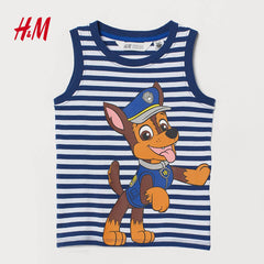 H&M PAW PATROL STRIPED VEST TOP
