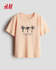 H&M PEACH PINK DESERT SURF T-SHIRT