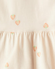 H&M PEACH STRAWBERRIES DRESS