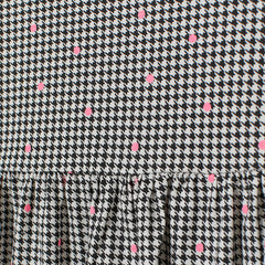 H&M PINK DOTTED PATTERNED JERSEY DRESS