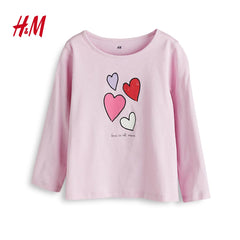 H&M PINK LOVE IS ALL AROUND T-SHIRT