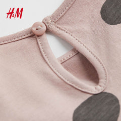 H&M PINK POLKA DOT TOP