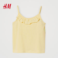 H&M PLAIN YELLOW TANK TOP