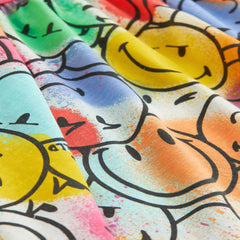 H&M SMILEY WORLD PATTERNED COTTON DRESS