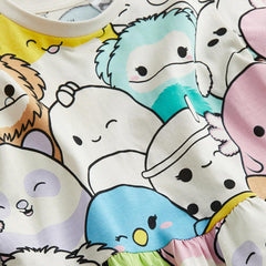 H&M SQUISHMALLOWS PRINTED JERSEY DRESS
