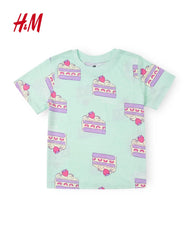 H&M STRAWBERRIES & VANILLA PRINTED T-SHIRT