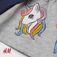 H&M UNICORN COTTON JERSEY DRESS 2020