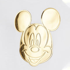 H&M WHITE MICKEY MOUSE MOTIF T-SHIRT