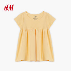 H&M YELLOW ORGANIC COTTON DRESS