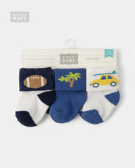 HUDSON BABY SOCKS 3 PAIR SET 026
