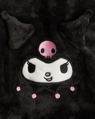 H&M BLACK EMBROIDERED KUROMI SWEATSHIRT