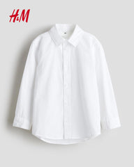 H&M BOYS WHITE COTTON SHIRT