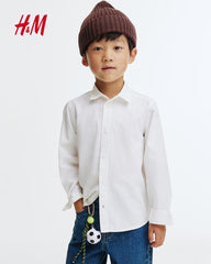 H&M BOYS WHITE COTTON SHIRT