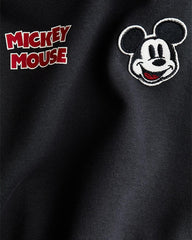 H&M DARK GREY MICKEY MOUSE HOODED SWEATSHIRT