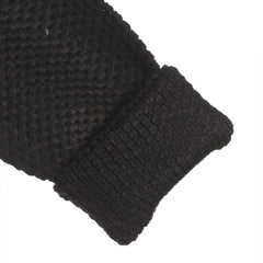 INEXTENSO BLACK CREW NECK PRINTED KNIT JUMPER