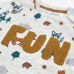 INEXTENSO FUN EMBOSSED PRINTED T-SHIRT