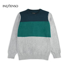 INEXTENSO GREY BLOCK STYLE SWEATER