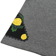 JOHN DEERE HEATHER GREY PRINTED T-SHIRT