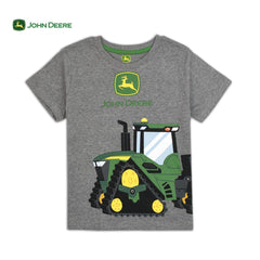 JOHN DEERE HEATHER GREY PRINTED T-SHIRT