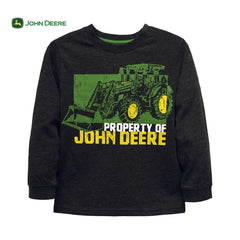 JOHN DEERE BLACK PROPERTY OF JOHN DEERE T-SHIRT