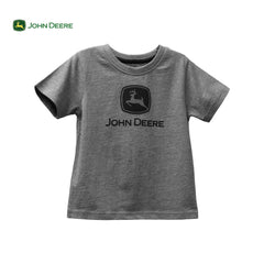 JOHN DEERE GREY LOGO T-SHIRT