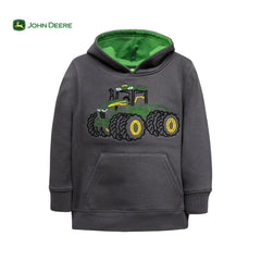 JOHN DEERE TRACTOR EMBROIDERED FLEECE HOODIE