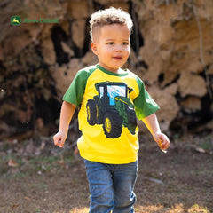 JOHN DEERE YELLOW-GREEN COME & GO T-SHIRT