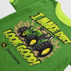 John Deere GREEN Dirt Look Good Graphic T-SHIRT