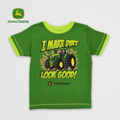 John Deere GREEN Dirt Look Good Graphic T-SHIRT