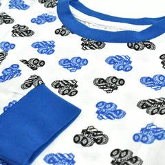 KAPPHAL WHITE TRUCKS PATTERN T-SHIRT