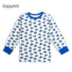 KAPPHAL WHITE TRUCKS PATTERN T-SHIRT