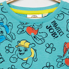 KIABI PAW PATROL BLUE PRINTED LONG SLEEVE T-SHIRT