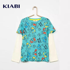 KIABI PAW PATROL BLUE PRINTED LONG SLEEVE T-SHIRT