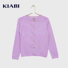 KIABI SOFT SOFT PURPLE ECO DESIGNED CARDIGAN