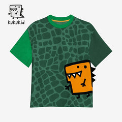 KUKUKID GREEN TURTLE T-SHIRT