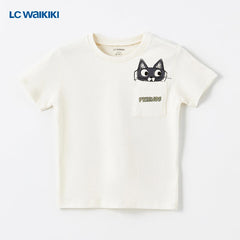LC WAIKIKI OFF WHITE FRIENDS PRINTED T-SHIRT