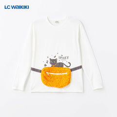 LC WAIKIKI OFF WHITE SPOOKY T-SHIRT