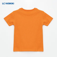 LC WAIKIKI ORANGE AFRICAN SAFARI T-SHIRT