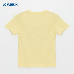 LC WAIKIKI YELLOW UNDER THE OCEAN T-SHIRT