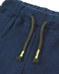 LE PRINTEMPS BLUE JERSEY CONTARSTING POCKET SHORTS