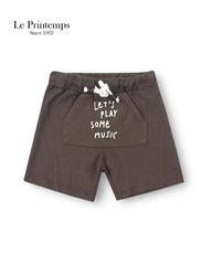 LE PRINTEMPS BROWN LETS PLAY MUSIC SHORTS