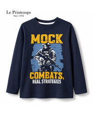 LE PRINTEMPS MOCK COMBATS LONG SLEEVE T-SHIRT