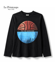 LE PRINTEMPS THE FIVE BOROUGHS BASKETBALL LONG SLEEVE T-SHIRT