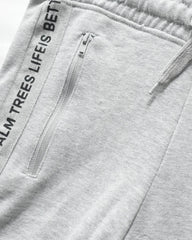 LE PRINTEMPS GREY TROPICAL PALM TREE SHORT