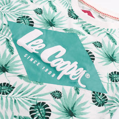 LEE COOPER OVERALL PRINTED GREEN T-SHIRT